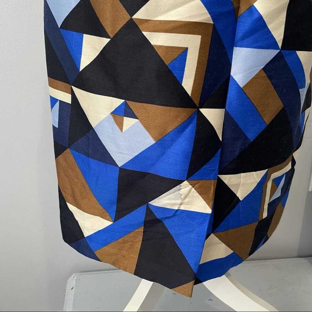 J Crew Collection cubist abstract dress wool silk… - image 5