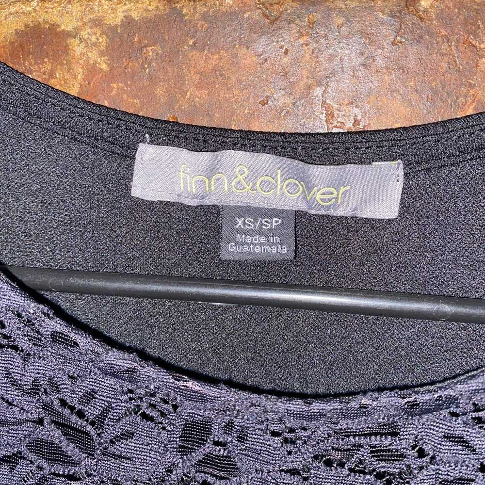 Other Finn & Clover Black Lace Short Sleeve Littl… - image 4