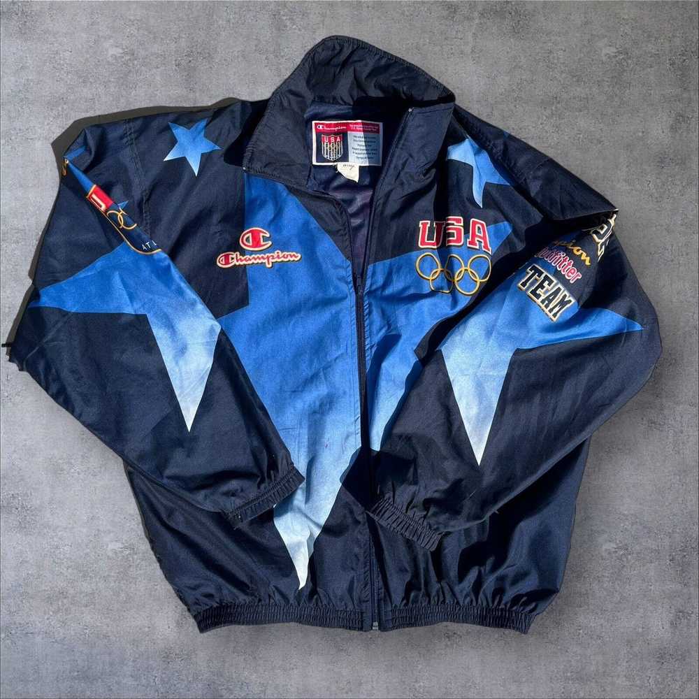 Champion × Streetwear × Vintage 1996 Champion Men… - image 1