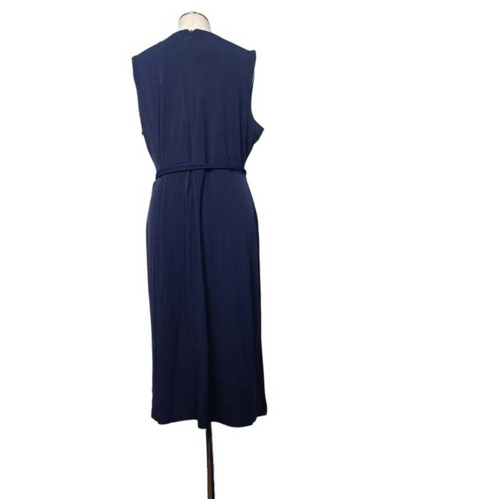 Michael Michael Kors Blue Sleeveless Belted Dress… - image 6