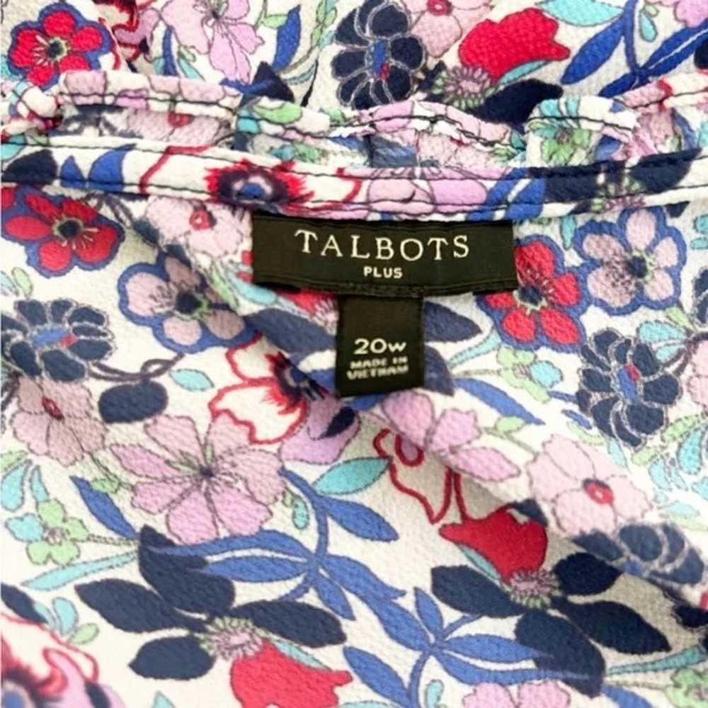 TALBOTS Women’s Colorful Floral Paradise Popover … - image 4