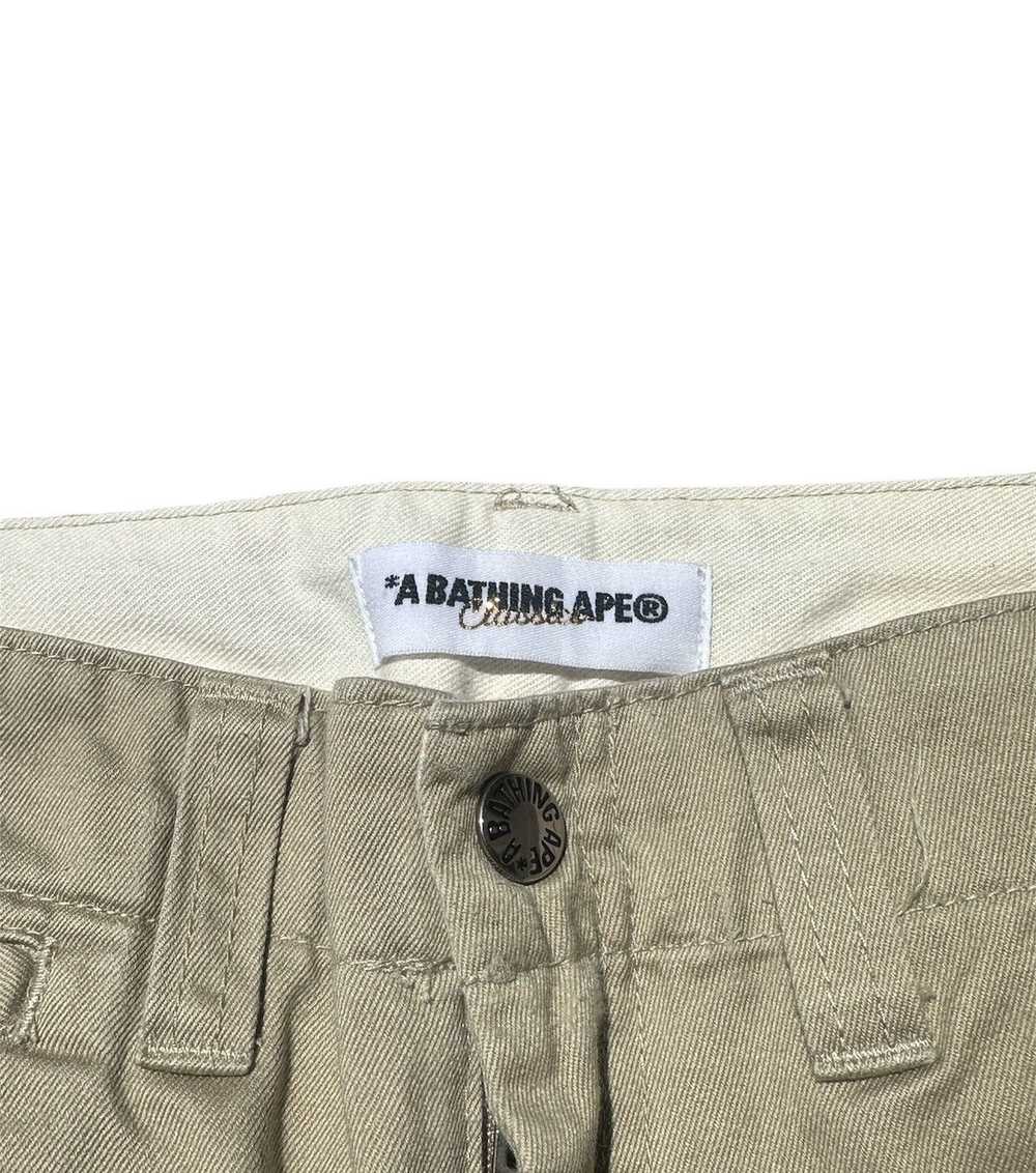 Bape × Nigo Bape Star Embroidery Spell Out Pants - image 6