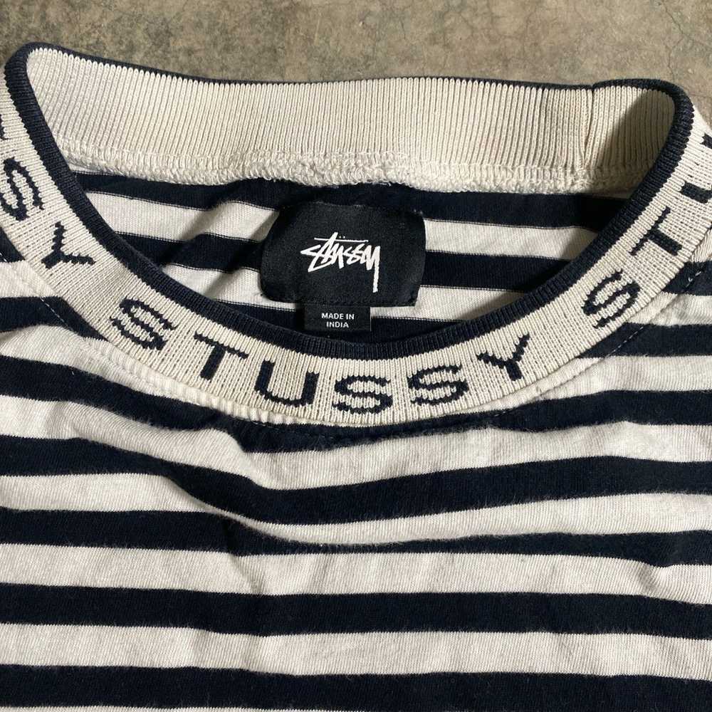 Streetwear × Stussy Striped Stussy Shirt - image 2