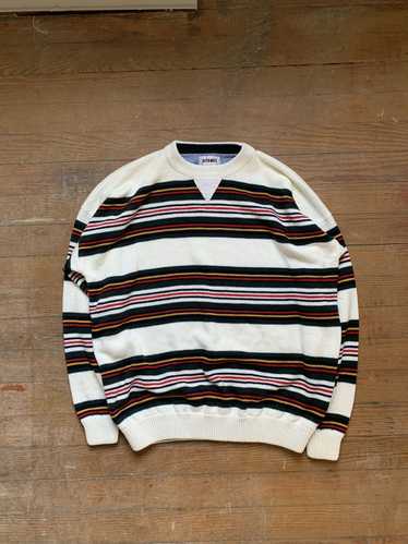 Streetwear × Vintage Vintage 90s Striped Wool Knit