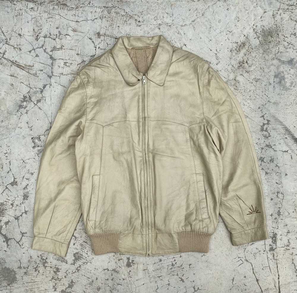 Leather Jacket × Vintage Vintage Andre Ghekiere L… - image 1