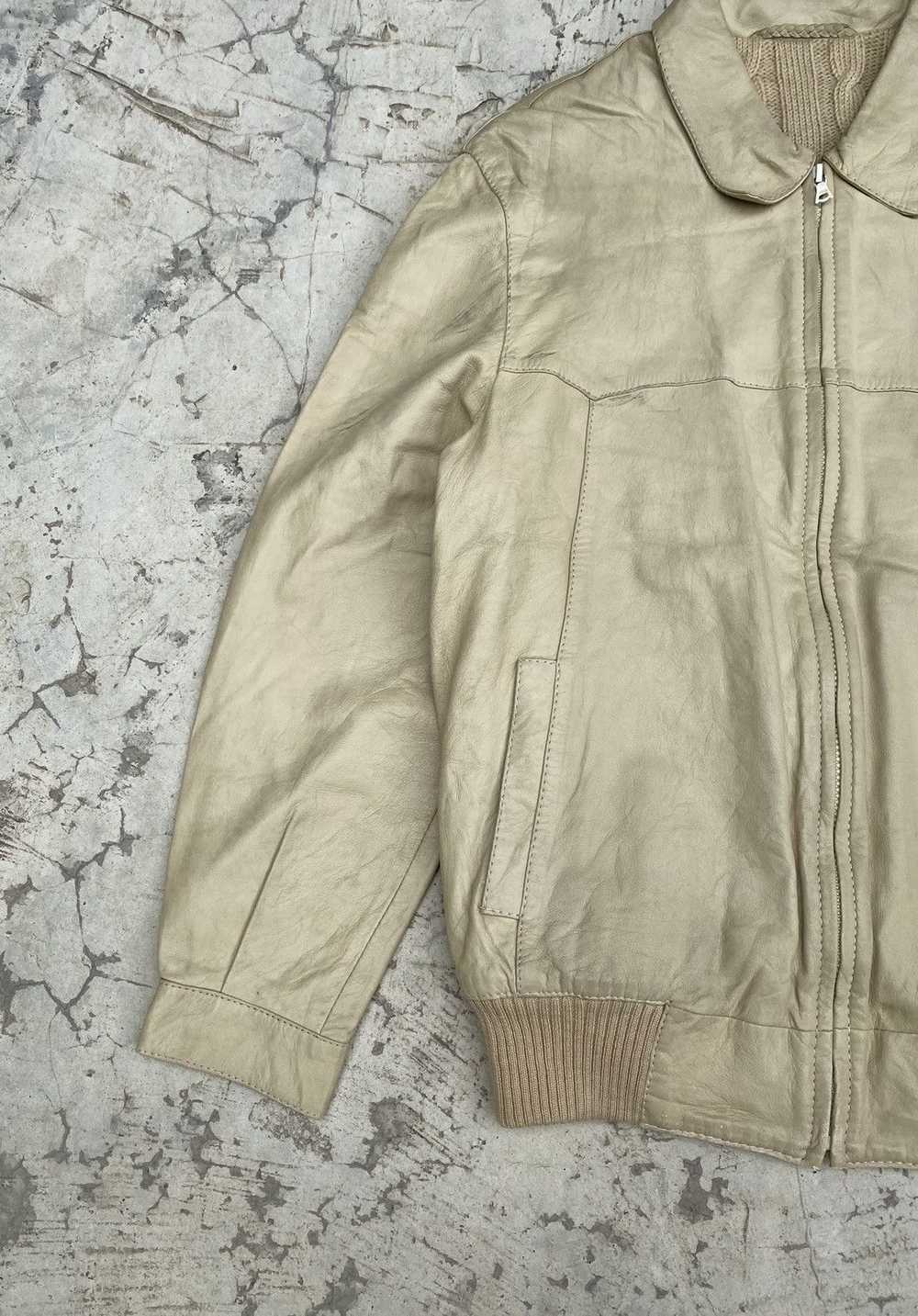 Leather Jacket × Vintage Vintage Andre Ghekiere L… - image 3