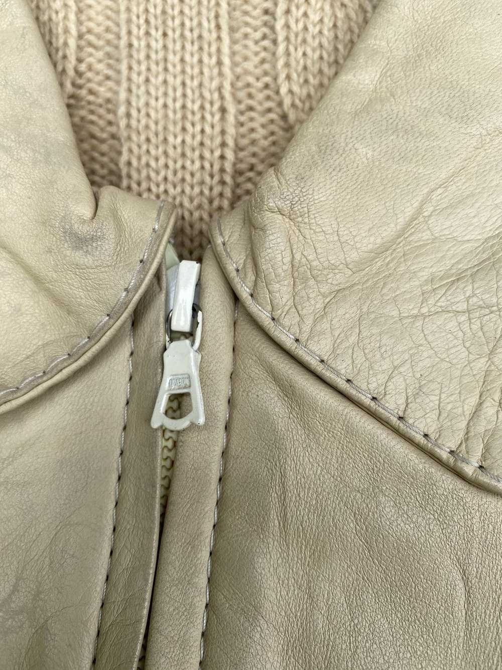 Leather Jacket × Vintage Vintage Andre Ghekiere L… - image 9