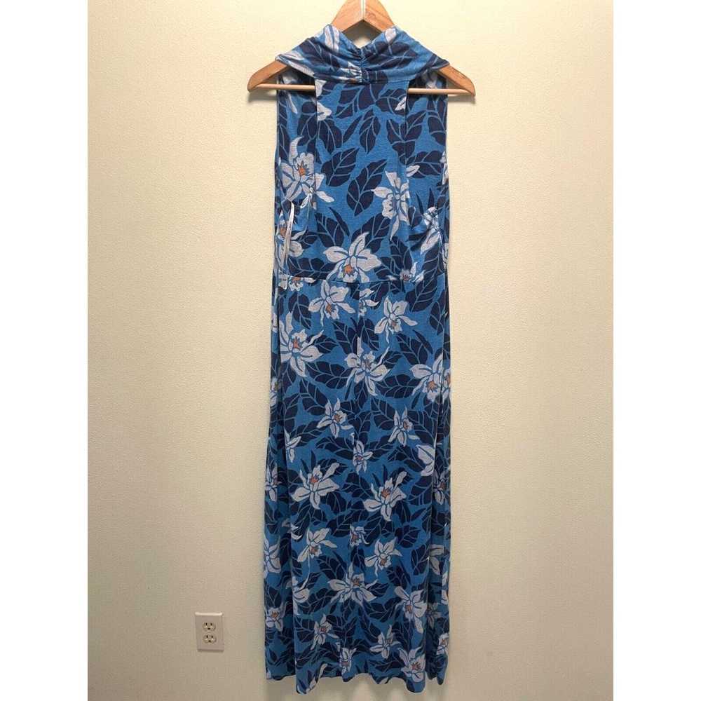 Tommy Bahama Womens Maxi Dress Large Blue Floral … - image 2