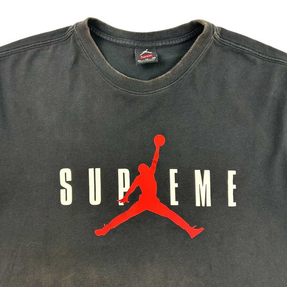 Jordan Brand × Supreme SUPREME X JORDAN TEE BLACK - image 3