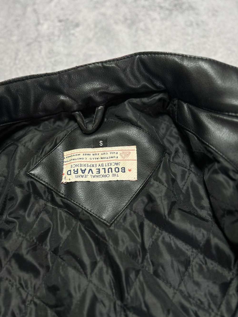 Leather × Marlboro × Racing Vintage Leather Jacke… - image 9