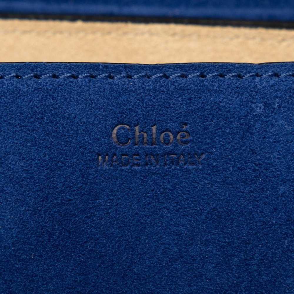 Chloe CHLOeChloe Drew Chain Shoulder Bag Blue Bro… - image 6