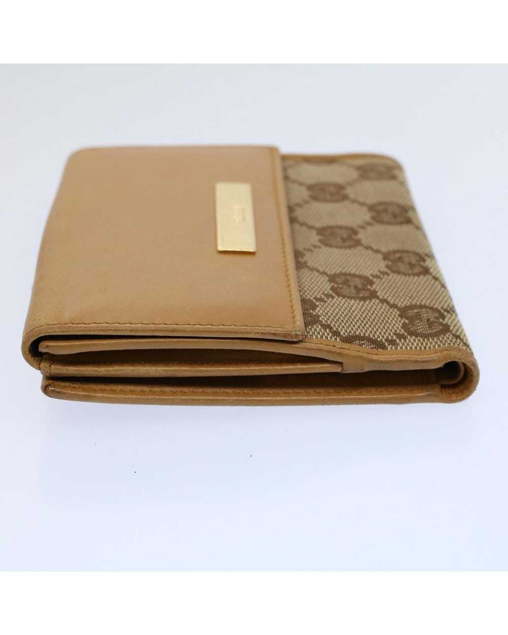 Gucci Canvas Beige Wallet with GG Design - Italia… - image 3