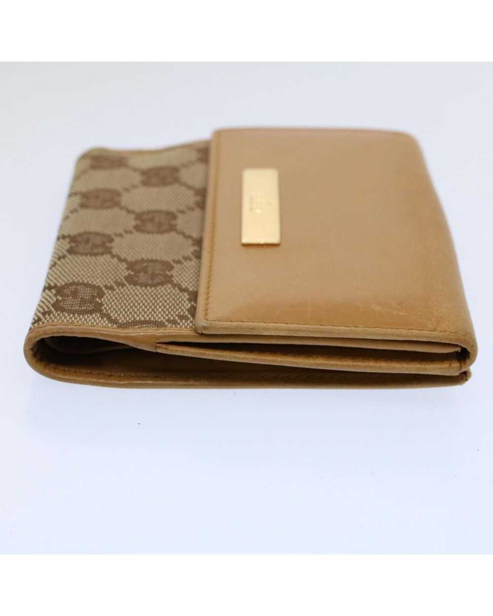 Gucci Canvas Beige Wallet with GG Design - Italia… - image 4