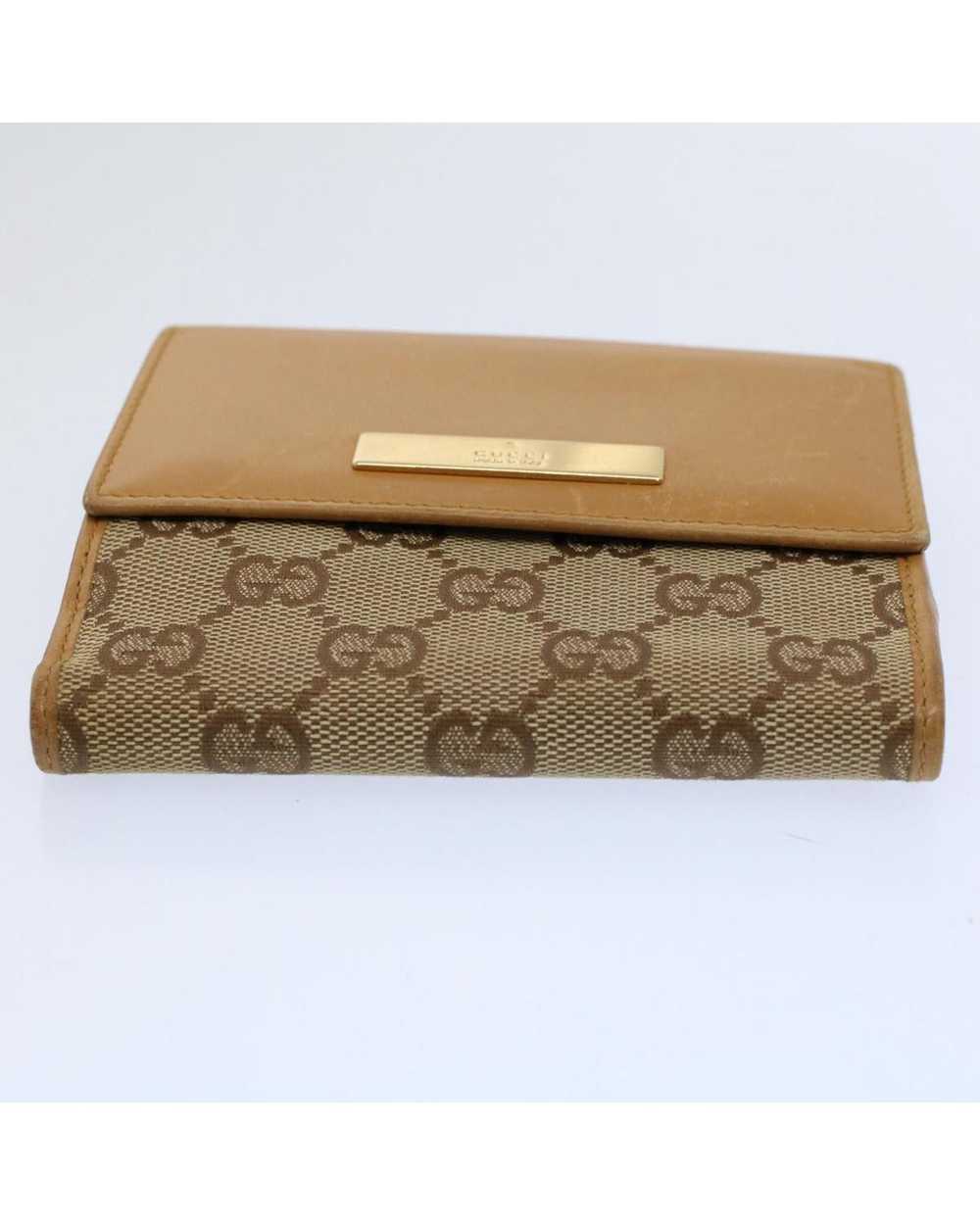 Gucci Canvas Beige Wallet with GG Design - Italia… - image 6