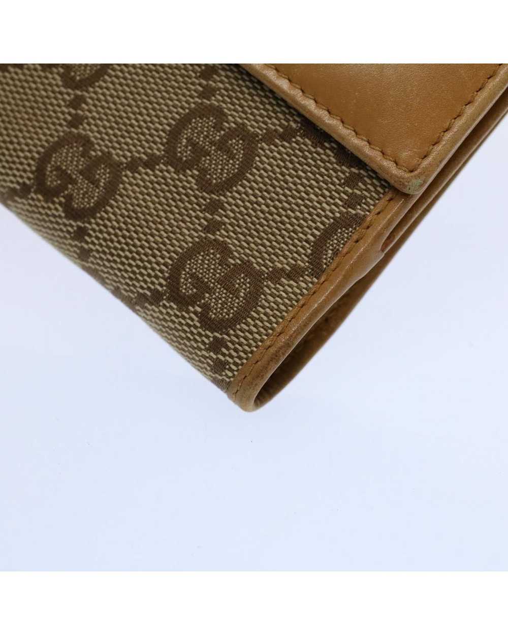 Gucci Canvas Beige Wallet with GG Design - Italia… - image 7