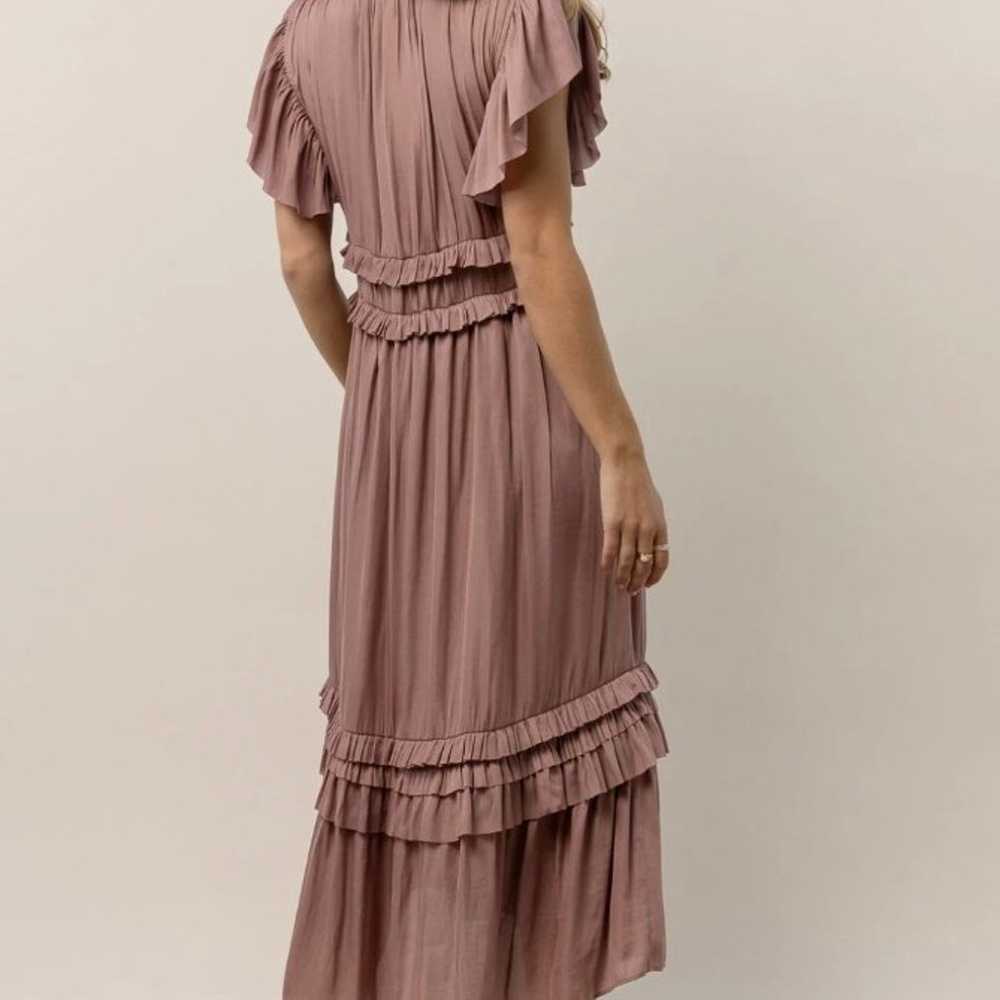 Böhme Willa Ruffle Dress in Lavender Women's Smal… - image 4