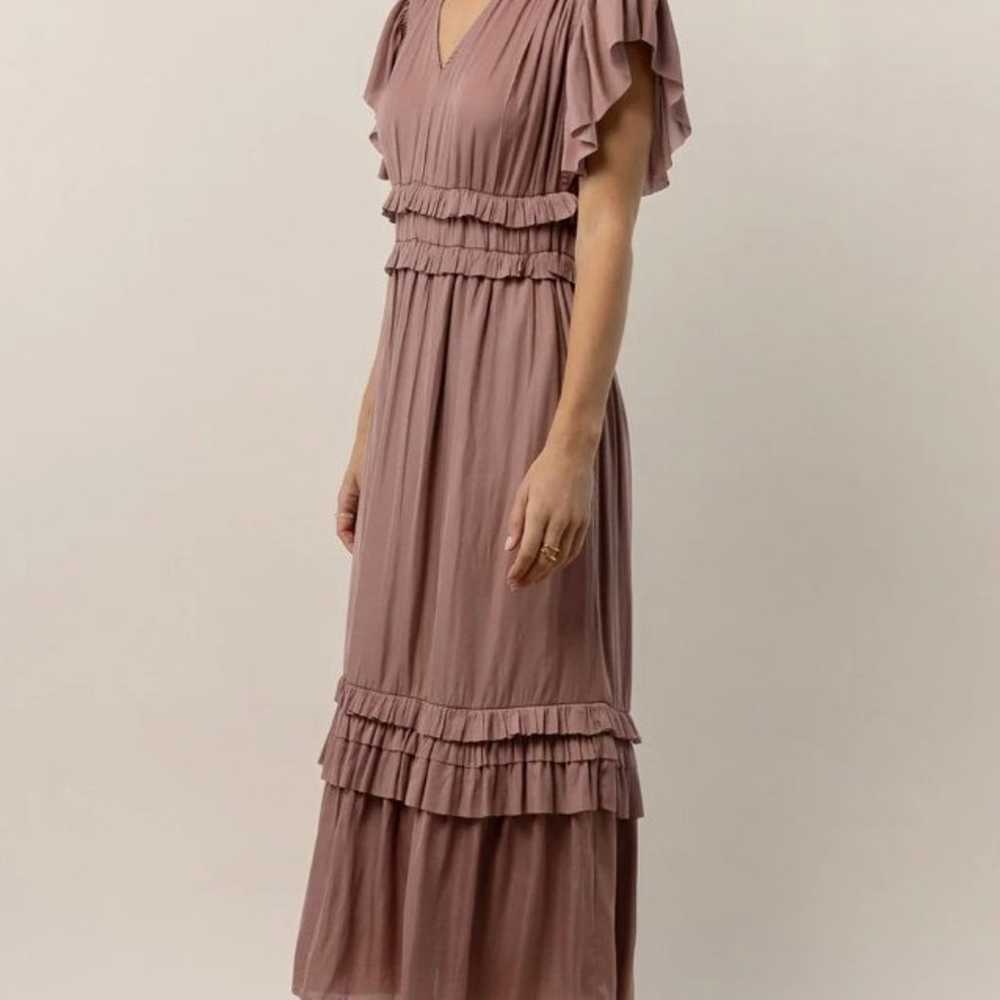 Böhme Willa Ruffle Dress in Lavender Women's Smal… - image 5
