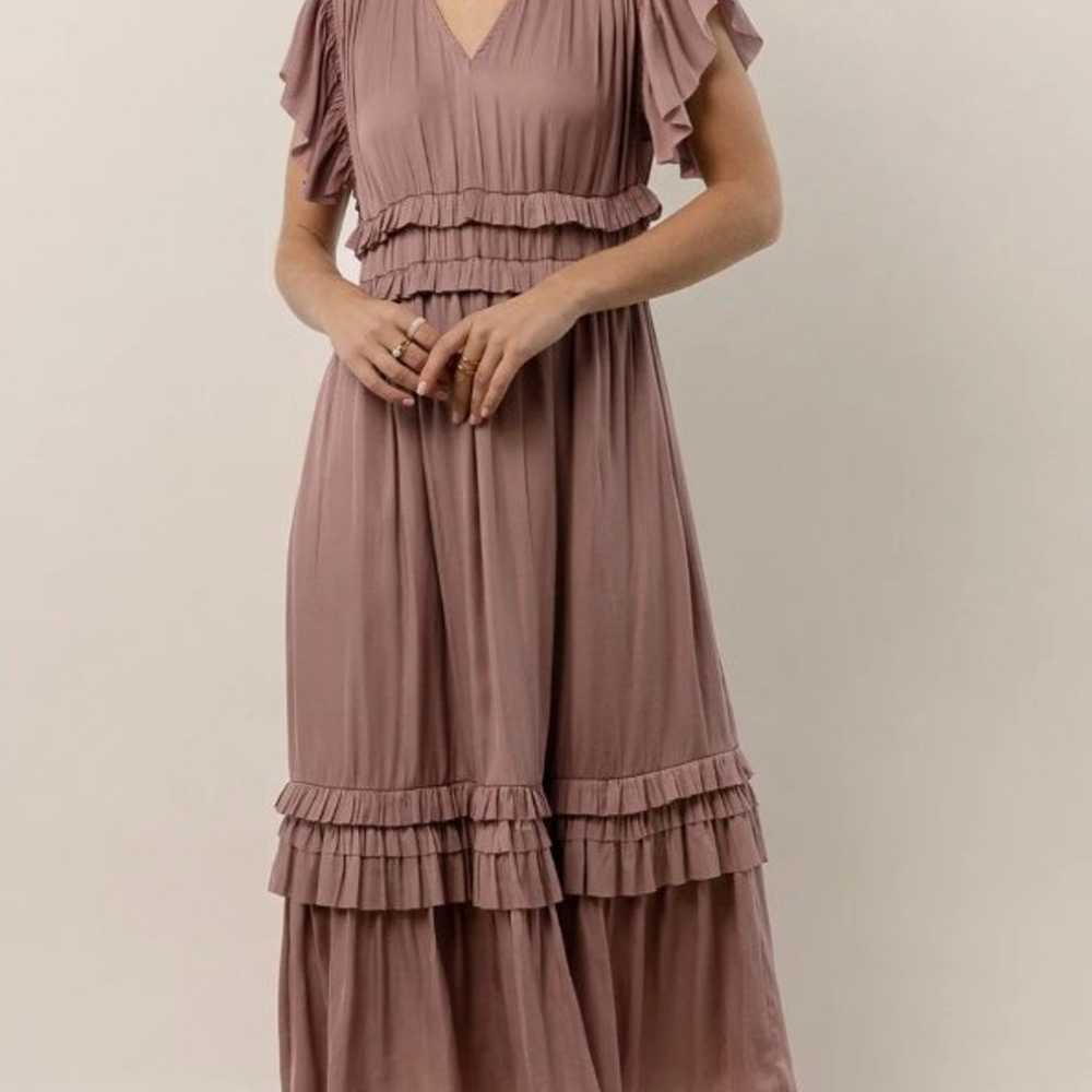 Böhme Willa Ruffle Dress in Lavender Women's Smal… - image 6