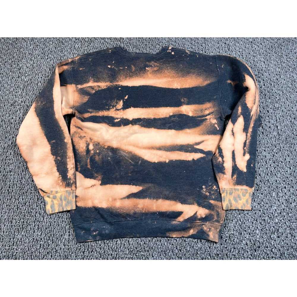 Hanes Bad Bunny Bleach Tie Dye Sweatshirt Adult M… - image 2