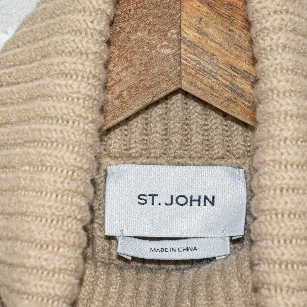 St. John Couture ST JOHN Ribbed Wool Turtleneck S… - image 3