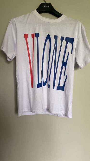 Vlone VLONE WHITE RED AND BLUE 4TH OF JULY T-SHIRT