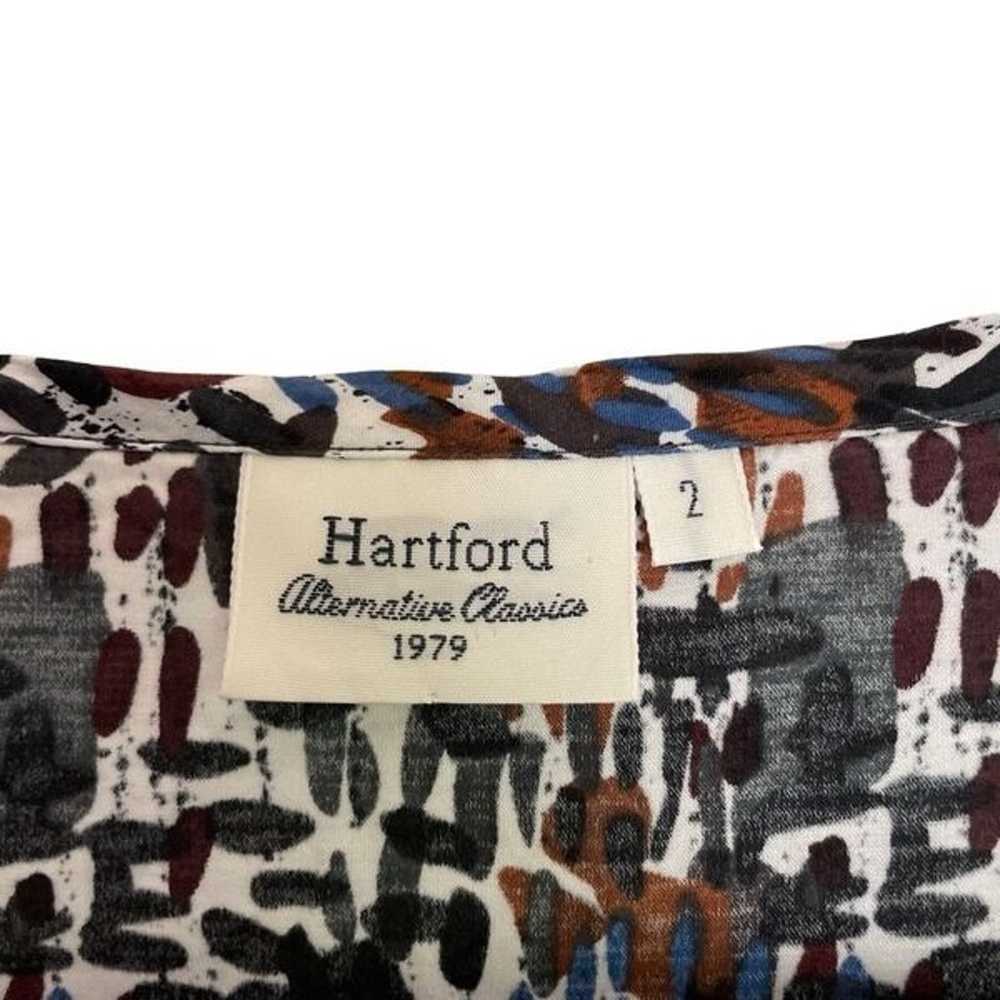 Hartford Dress Womens 2 Long Sleeve Rayon Silk Bl… - image 3