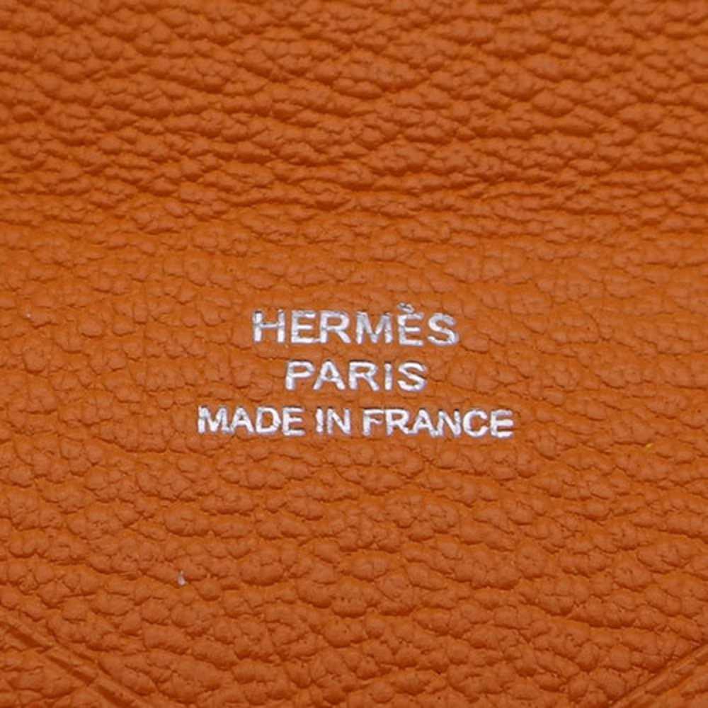 Hermes HERMES Card Case Calvi Chevre Mysore Women… - image 7