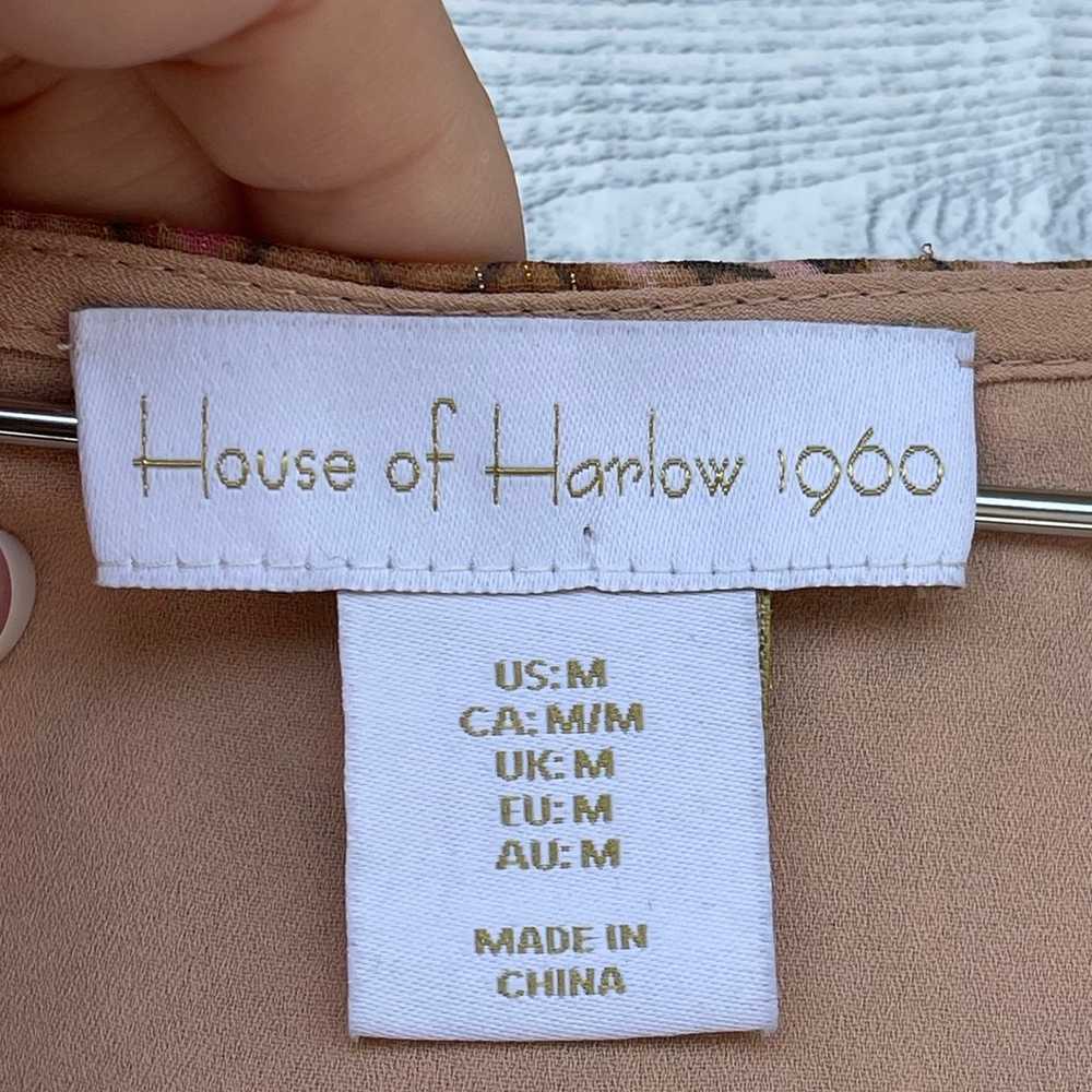 House of Harlow SHONA JOY V-Neck Metallic Shimmer… - image 6