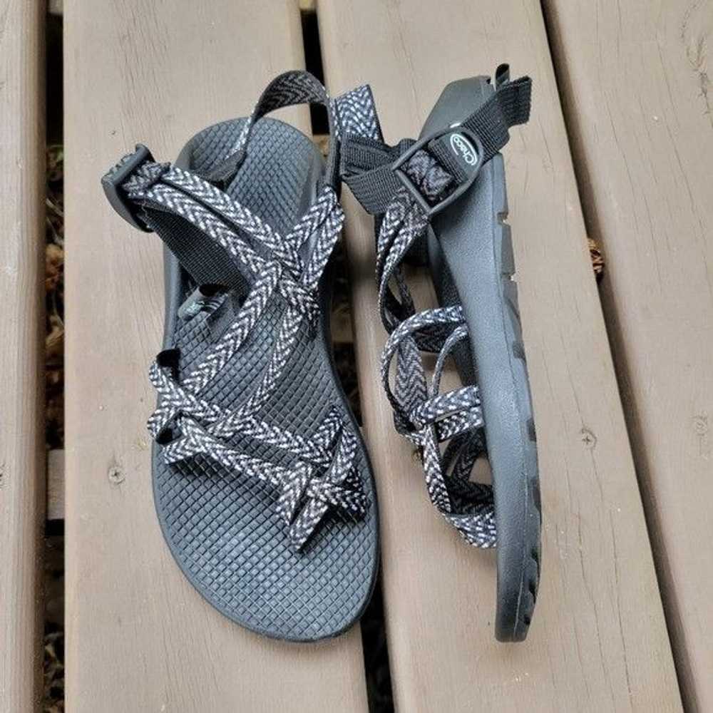 Chaco Chaco ZX/2 Classic Black White Gray Geometr… - image 1