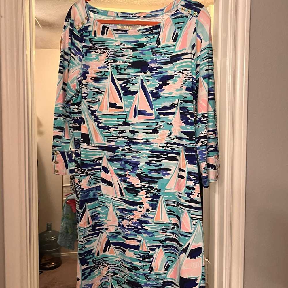 Lilly Pulitzer Sophie dress pier pressure xl women - image 1