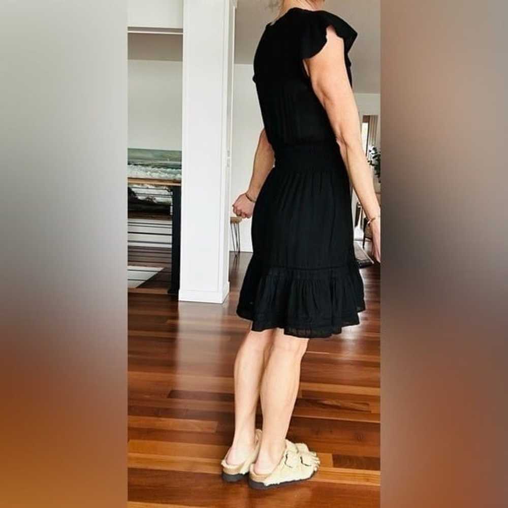 Dress Rails Angelina Black Smocked Waist Mini Dre… - image 6