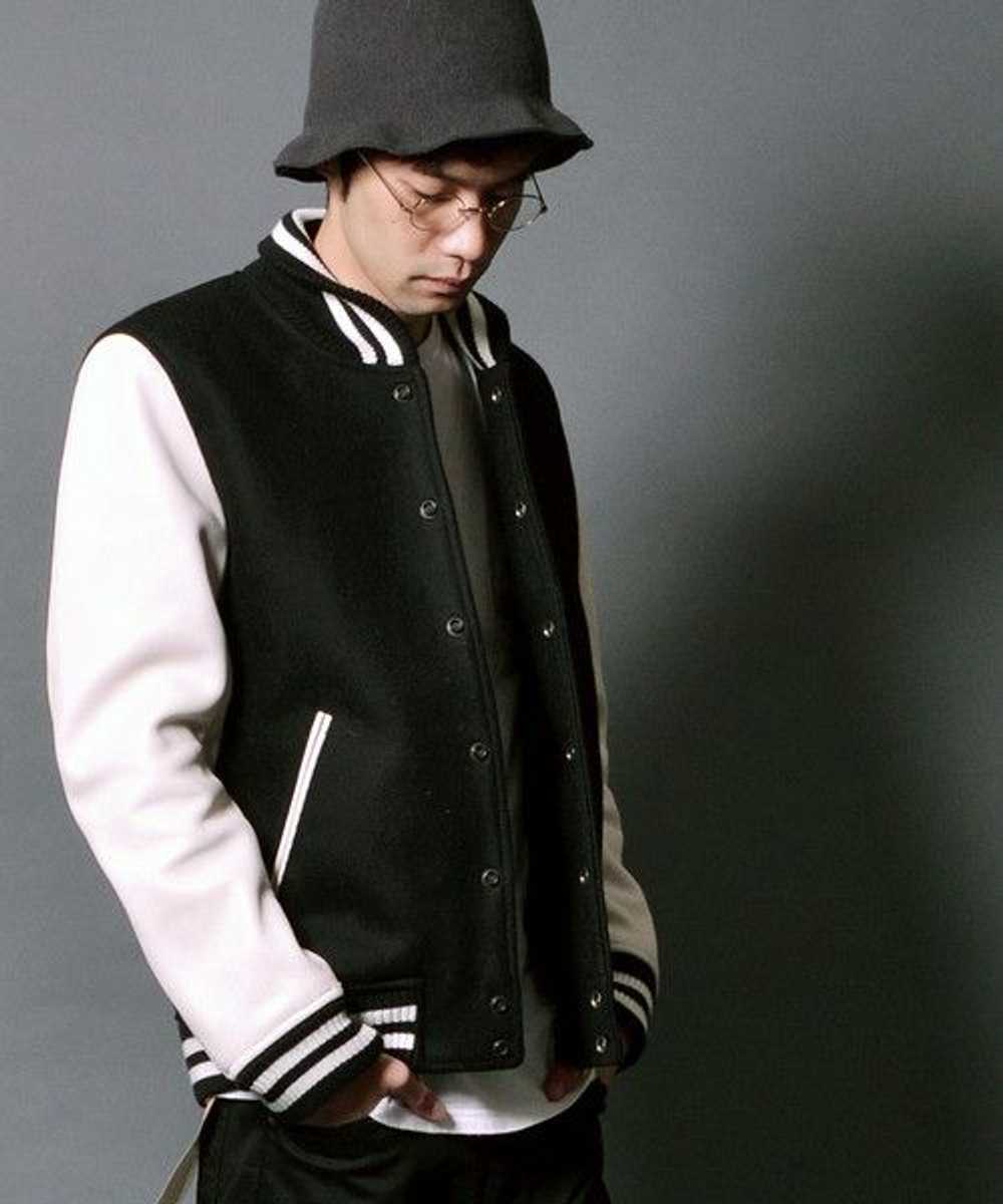 American Rag Varsity Stadium Jacket wool leather … - image 10