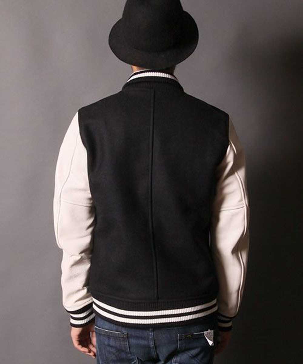 American Rag Varsity Stadium Jacket wool leather … - image 11