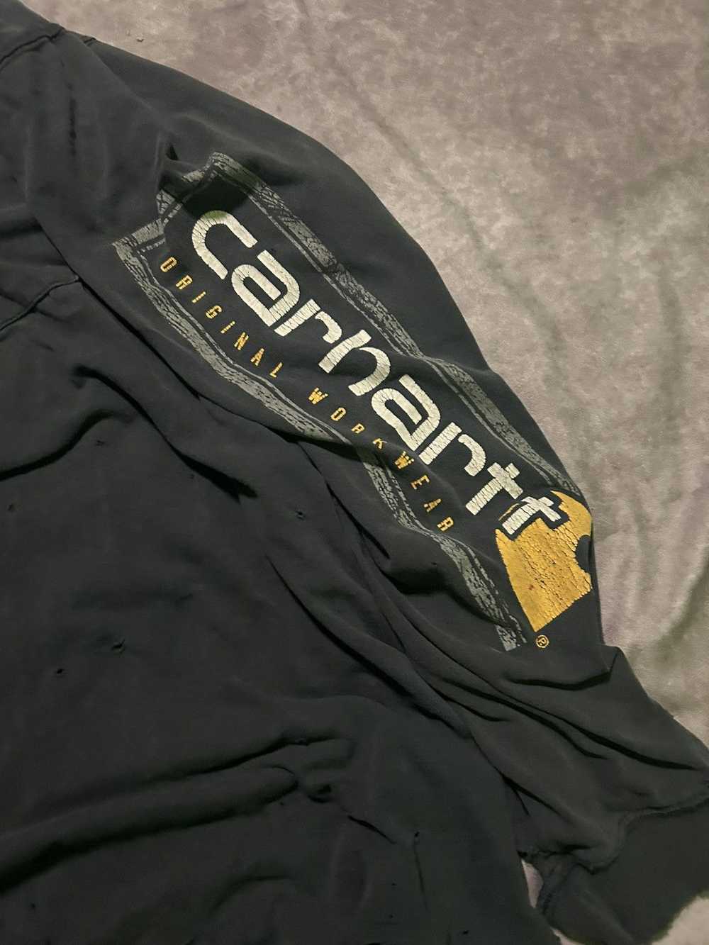 Carhartt × Streetwear × Vintage CRAZY DISTRESSED … - image 3