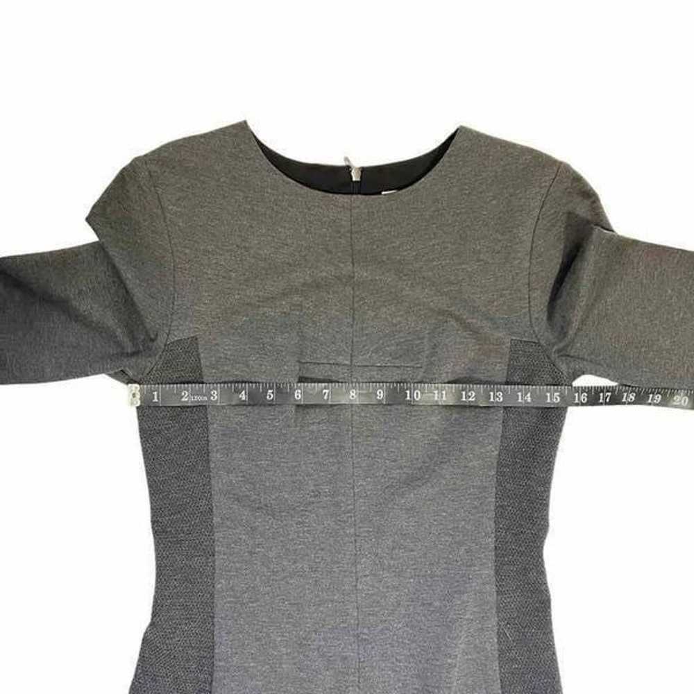TRINA TURK Medium Gray cotton spandex BodyCon fit… - image 11