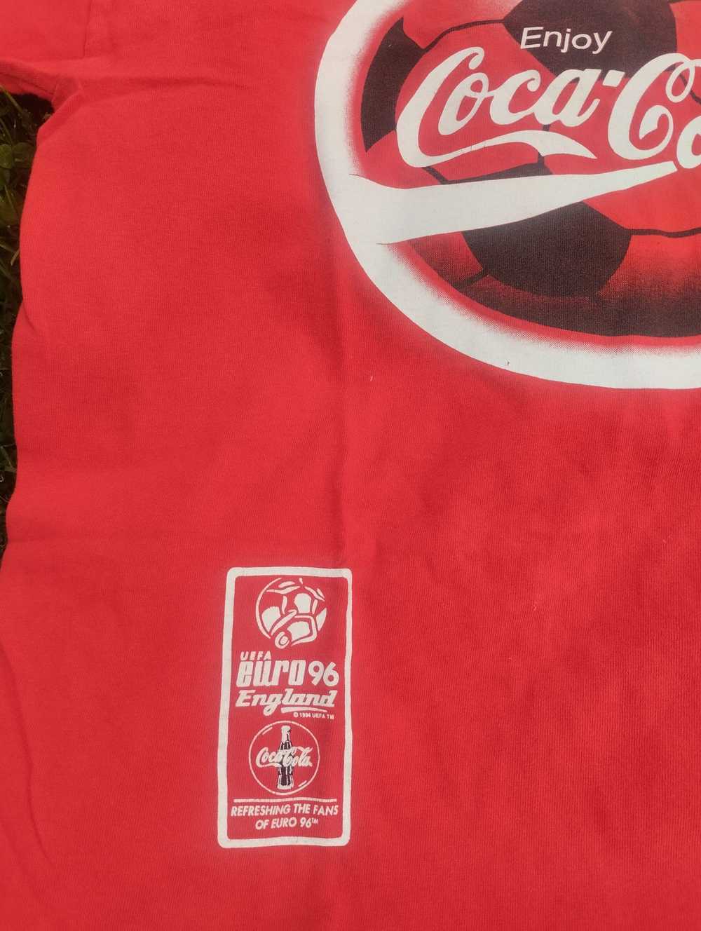 Coca Cola × Soccer Jersey × Vintage Vintage 1994 … - image 3