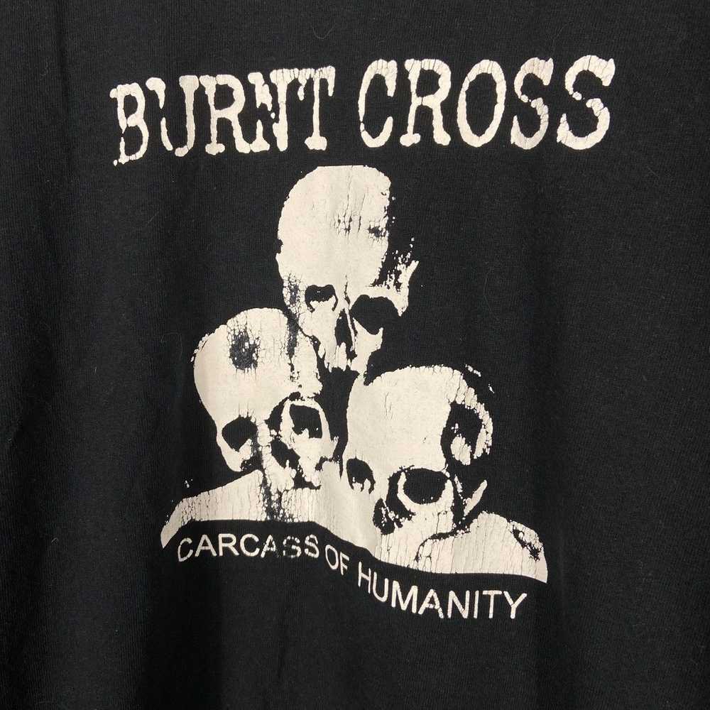 Band Tees × Rock T Shirt Vintage Burnt Cross “Car… - image 4