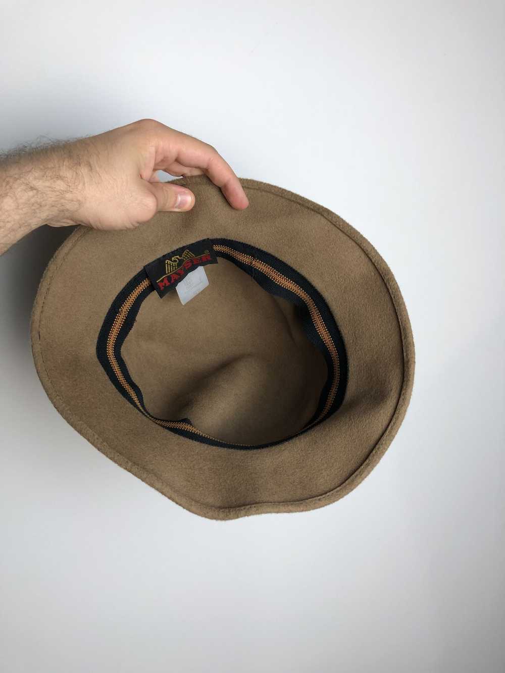 Cashmere & Wool × Fedora × Hat Mayser Vintage Fed… - image 6