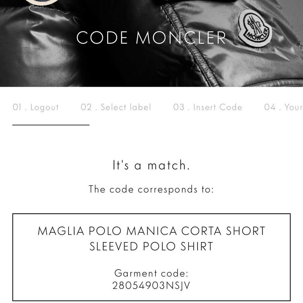 Designer × Luxury × Moncler Maglia Polo Manica Co… - image 11