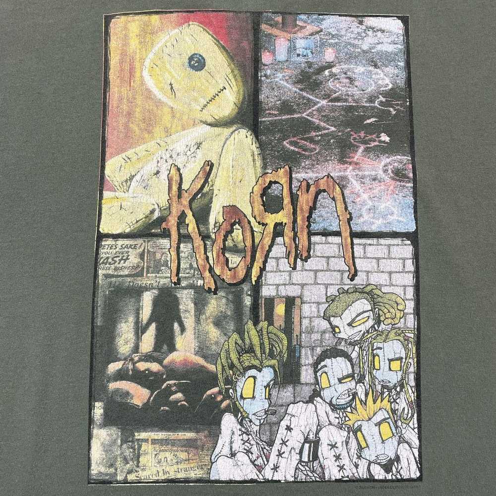 Band Tees × Giant × Vintage Vintage Korn shirt. - image 5