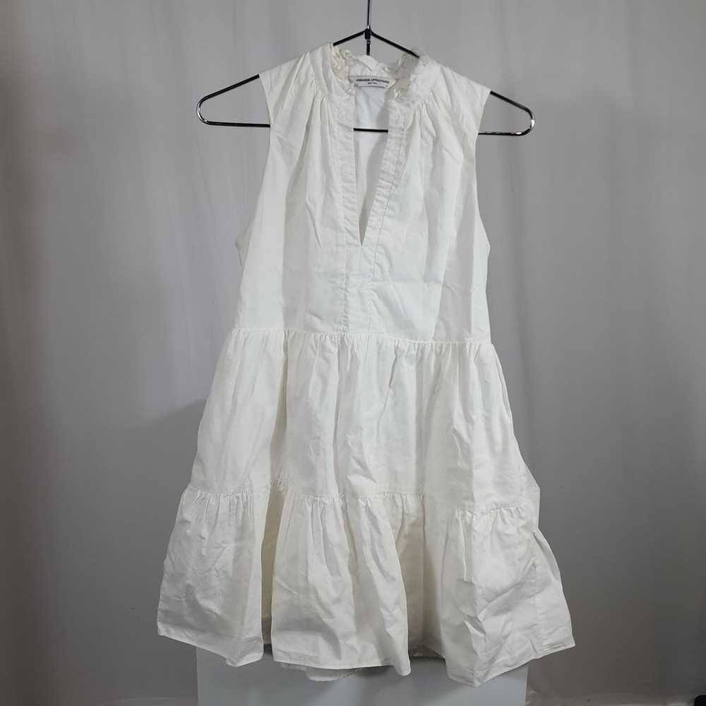 Amanda Uprichard Sleeveless Saffron Dress White S… - image 2