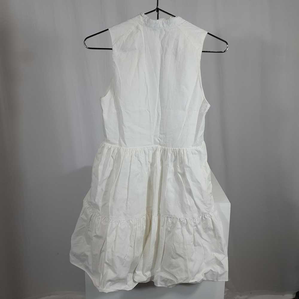 Amanda Uprichard Sleeveless Saffron Dress White S… - image 3