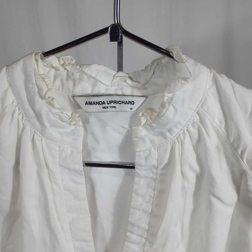 Amanda Uprichard Sleeveless Saffron Dress White S… - image 4