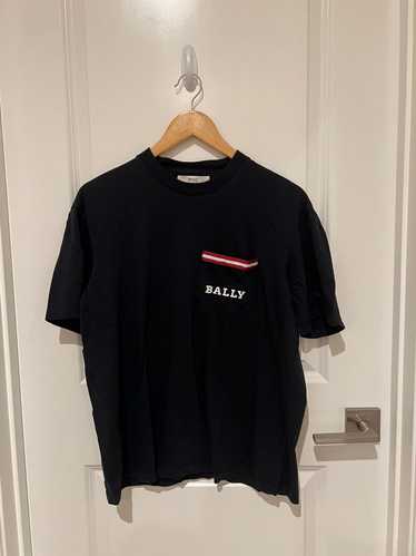 Bally Bally Pattern Print Graphic Crew Neck T-Shir