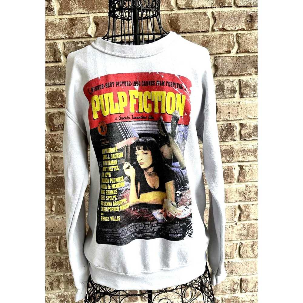 Art × Streetwear Vtg Pulp Fiction Sweatshirt Smal… - image 2
