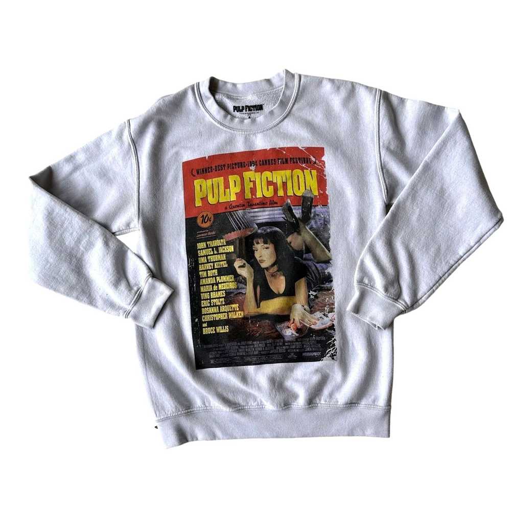 Art × Streetwear Vtg Pulp Fiction Sweatshirt Smal… - image 3
