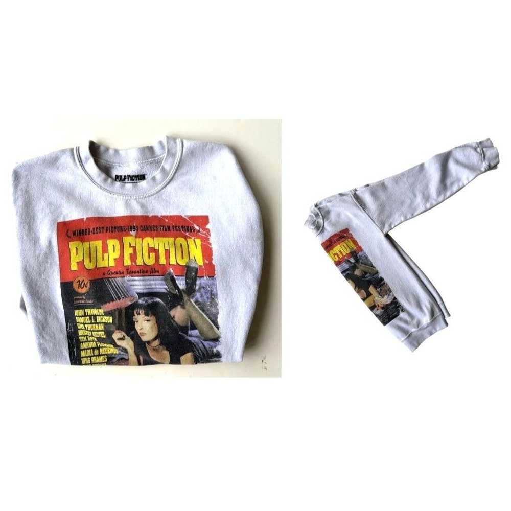 Art × Streetwear Vtg Pulp Fiction Sweatshirt Smal… - image 8