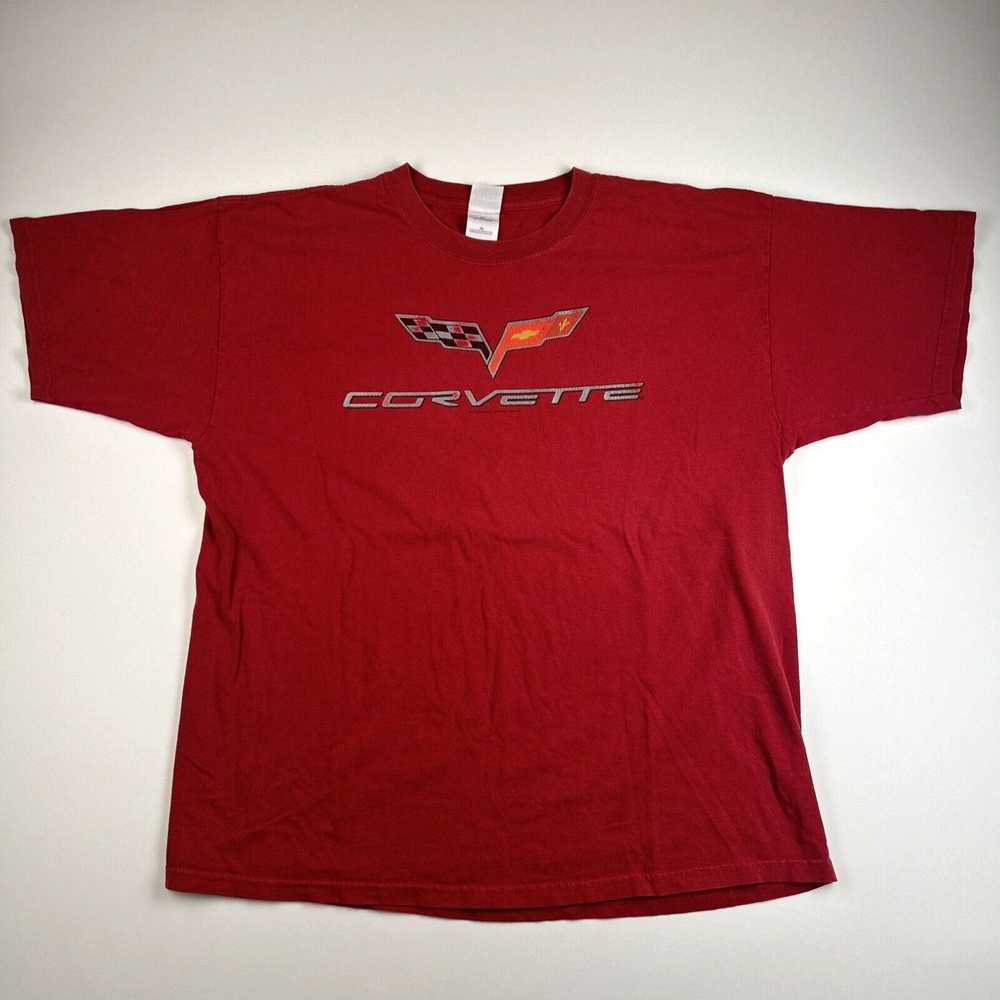 Gildan Vintage 2000s Corvette Shirt Size XL - image 1