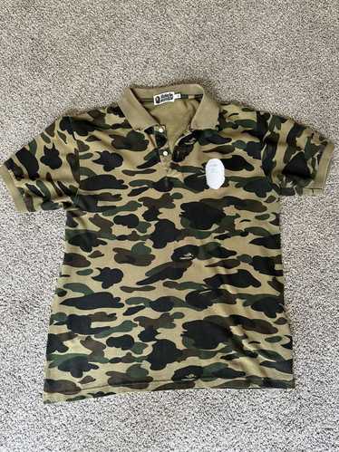 Bape 1st Camo Ape Head Polo - image 1