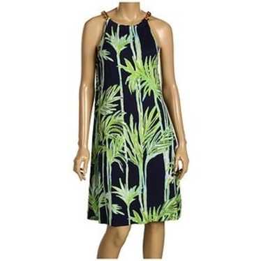 Lilly Pulitzer Lara Big Bam Gold Chain Tropical S… - image 1